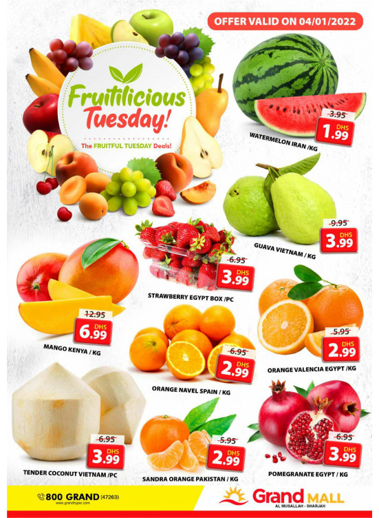 Fruitilicious Tuesday - Grand Mall Sharjah