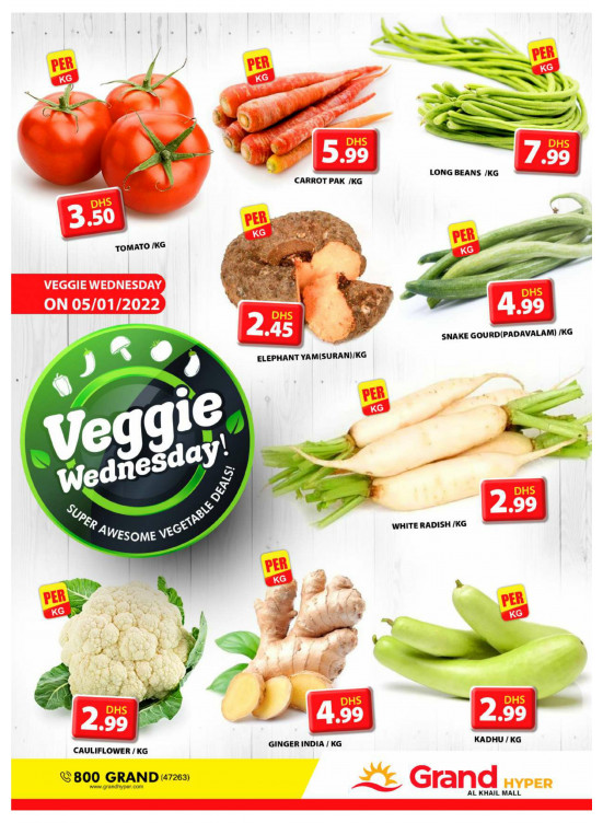 Veggie Wednesday - Grand Hyper Al khail Mall