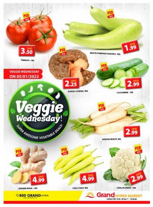 Veggie Wednesday - Grand Hypermarket Jebel Ali