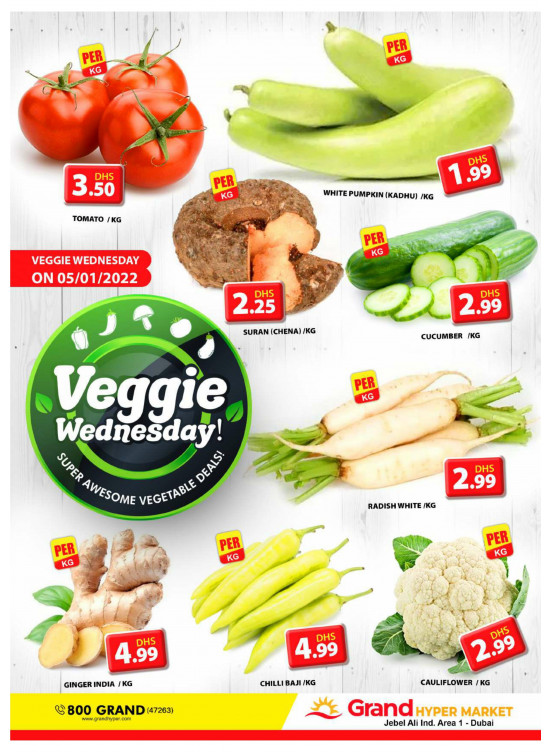 Veggie Wednesday - Grand Hypermarket Jebel Ali