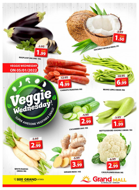 Veggie Wednesday - Grand Mall Sharjah