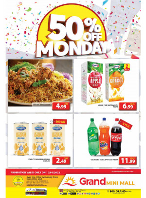 Monday Deals - Grand Mini Mall