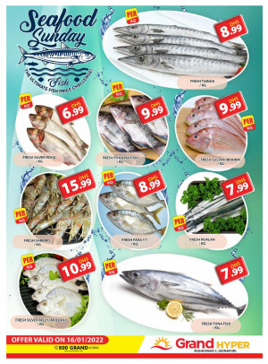 Seafood Sunday - Grand Hyper Muhaisnah