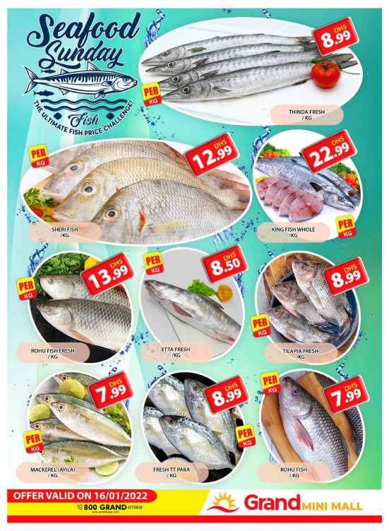 Seafood Sunday - Grand Mini Mall