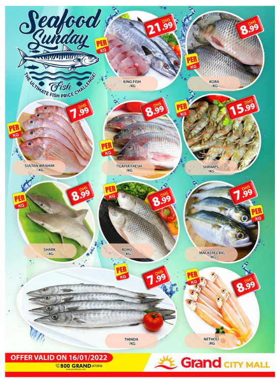 Seafood Sunday - Grand City Mall