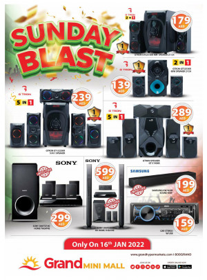 Sunday Blast - Grand Mini Mall