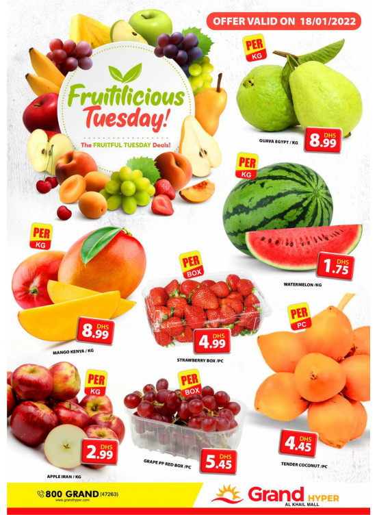 Fruitilicious Tuesday - Grand Hyper Al Khail Mall