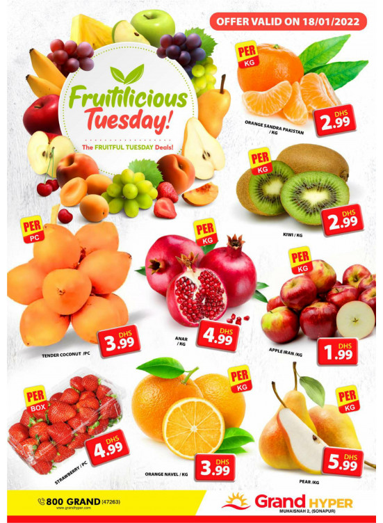 Fruitilicious Tuesday - Grand Hyper Muhaisnah