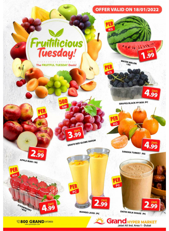 Fruitilicious Tuesday - Grand Hypermarket Jebel Ali