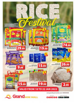 Rice Festival - Grand Mini Mall