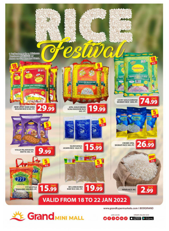Rice Festival - Grand Mini Mall
