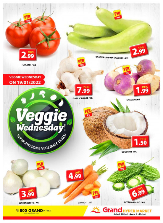 Veggie Wednesday - Grand Hypermarket Jebel Ali