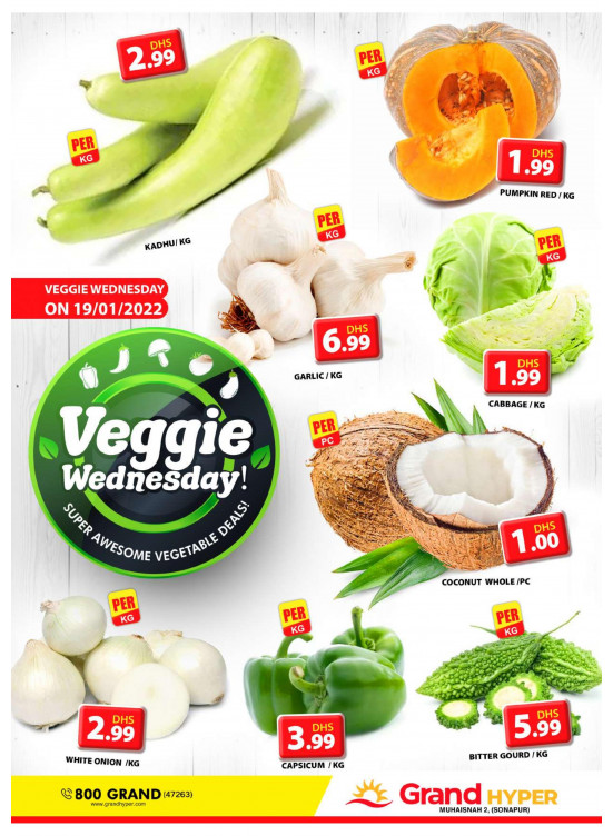 Veggie Wednesday - Grand Hyper Muhaisnah