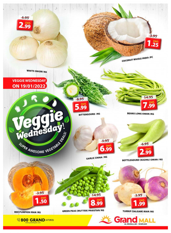 Veggie Wednesday - Grand Mall Sharjah