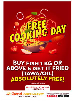 Free Cooking Day - Grand Hypermarket Jebel Ali
