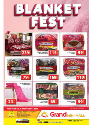 Blanket Fest - Grand Mini Mall
