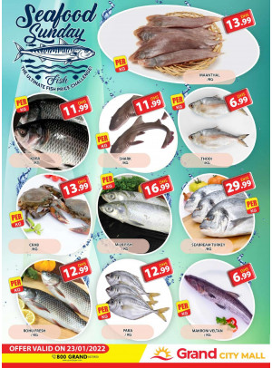 Seafood Sunday - Grand City Mall