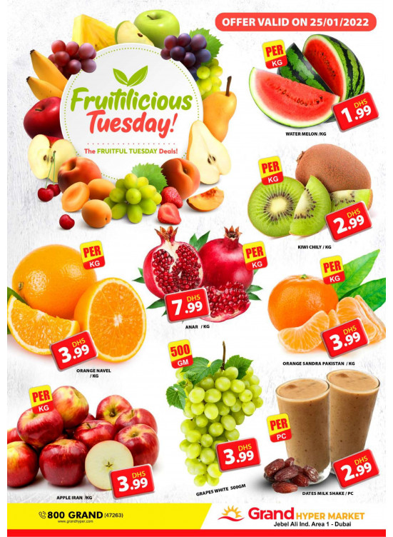 Fruitilicious Tuesday - Grand Hypermarket Jebel Ali