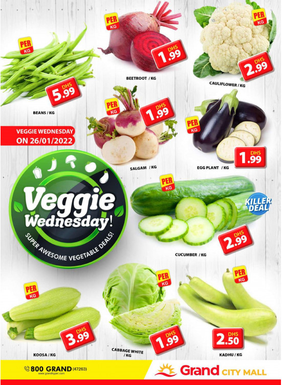 Veggie Wednesday - Grand City Mall