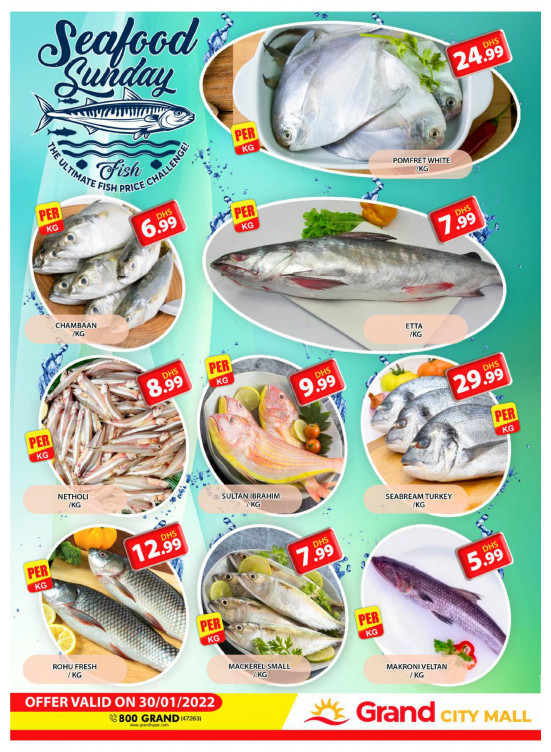 Seafood Sunday - Grand City Mall