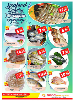 Seafood Sunday - Grand Hypermarket Jebel Ali