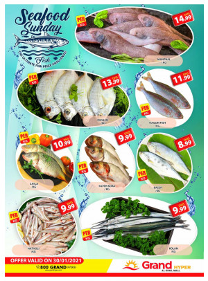 Seafood Sunday - Grand Hyper Al Khail Mall