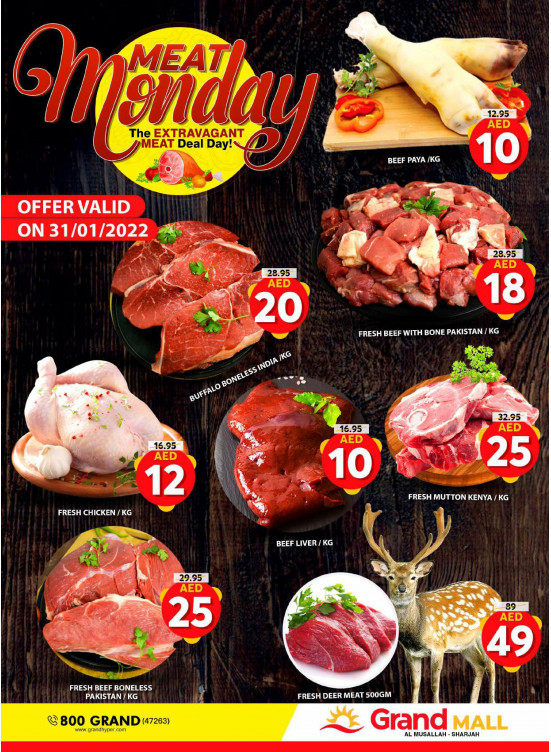 Meat Monday - Grand Mall Sharjah