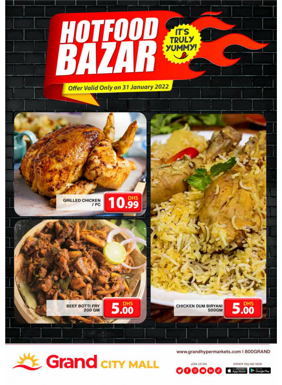 Hot Food Bazar - Grand City Mall