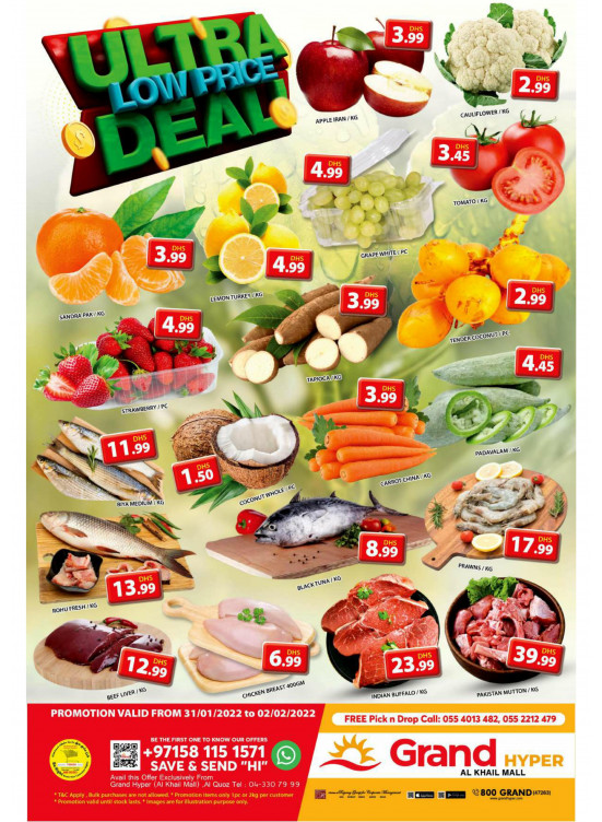 Ultra Low Price Deal - Grand Hyper Al Khail Mall