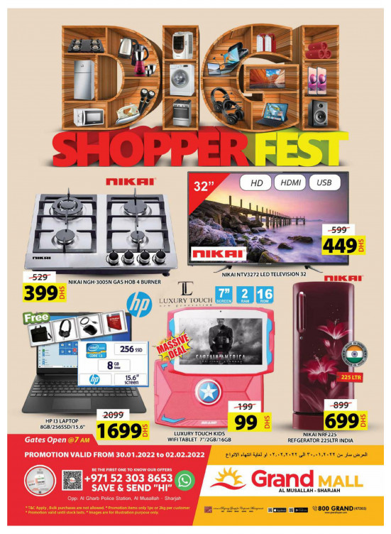 Shopping Deals - Grand Mall Sharjah