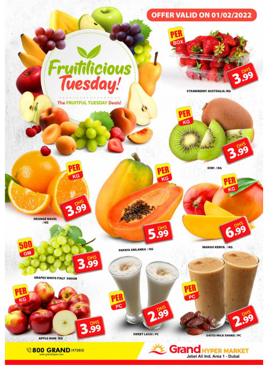 Fruitilicious Tuesday - Grand Hypermarket Jebel Ali