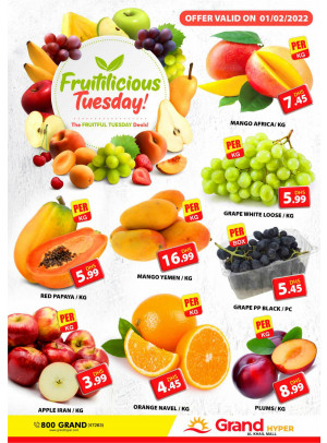 Fruitilicious Tuesday - Grand Hyper Al Khail Mall