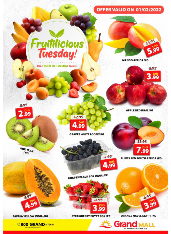 Fruitilicious Tuesday - Grand Mall Sharjah