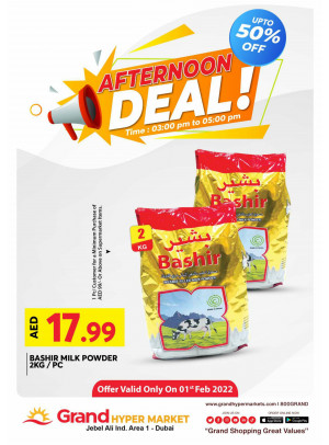 Afternoon Deals - Grand Hypermarket Jebel Ali