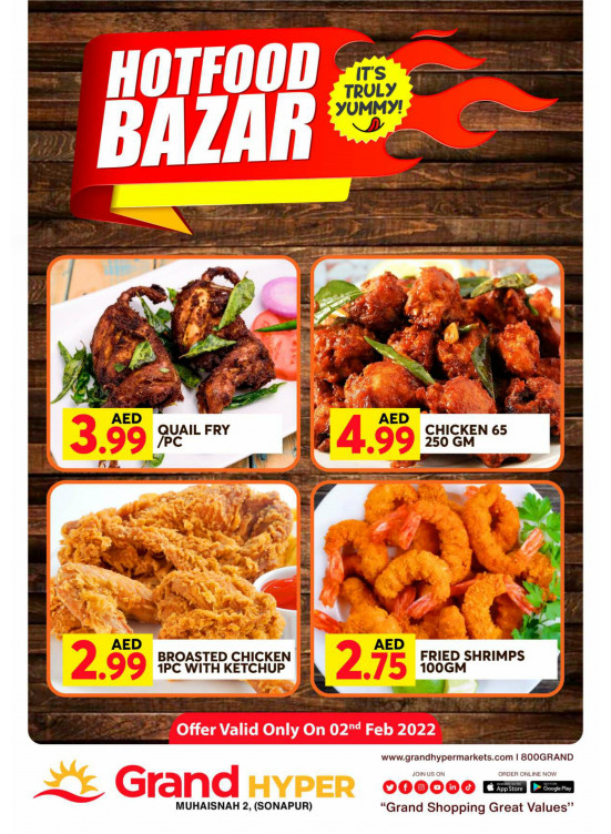 Hot Food Bazar - Grand Hyper Muhaisnah
