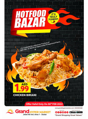 Hot Food Bazar - Grand Hypermarket Jebel Ali
