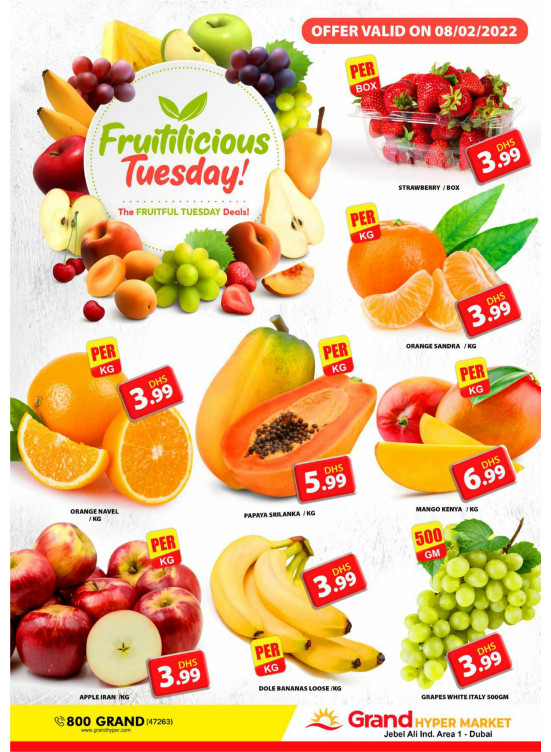 Fruitilicious Tuesday - Grand Hypermarket Jebel Ali