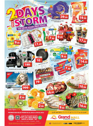 2 Days Storm Price - Grand Mall Sharjah