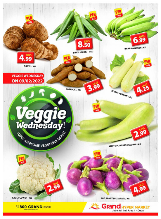 Veggie Wednesday - Grand Hypermarket Jebel Ali