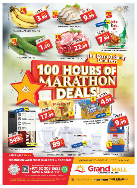 Weekend Deals - Grand Mall Sharjah