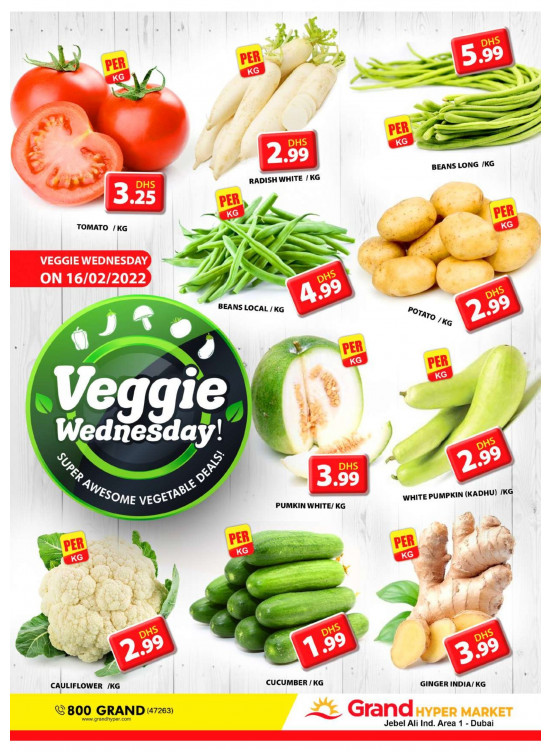 Veggie Wednesday - Grand Hypermarket Jebel Ali