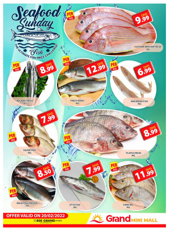 Seafood Sunday - Grand Mini Mall