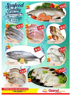 Seafood Sunday - Grand Hyper Al Khail Mall
