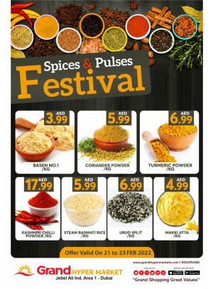 Spices & Pulses Festival - Grand Hypermarket Jebel Ali