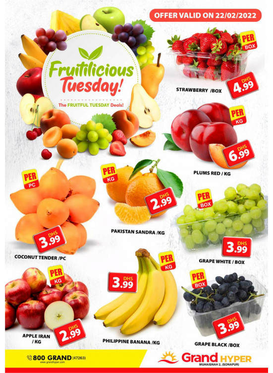 Fruitilicious Tuesday - Grand Hyper Muhaisnah