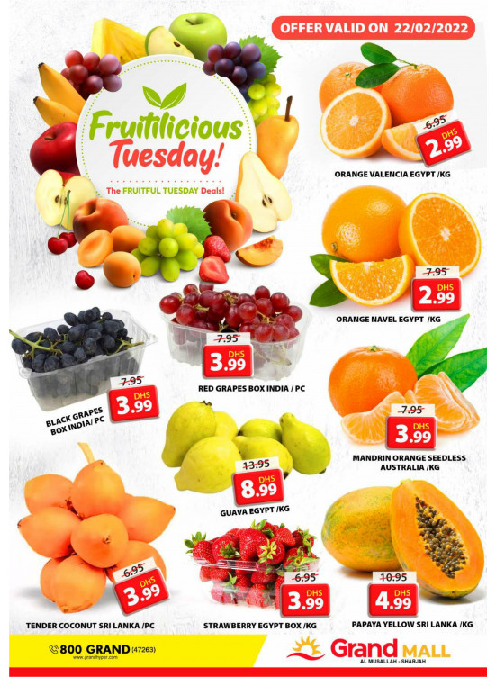 Fruitilicious Tuesday - Grand Mall Sharjah