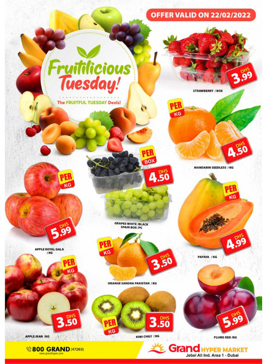 Fruitilicious Tuesday - Grand Hypermarket Jebel Ali