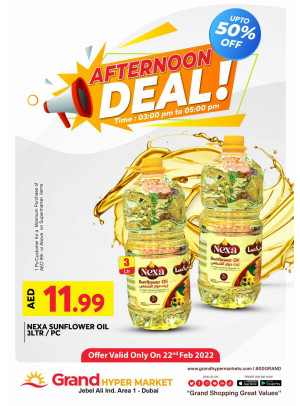 Afternoon Deals - Grand Hypermarket Jebel Ali