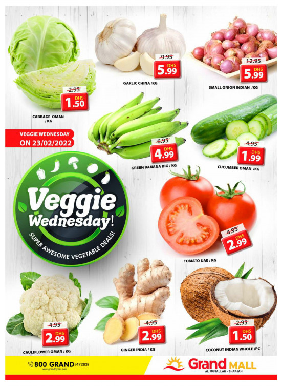 Veggie Wednesday - Grand Mall Sharjah
