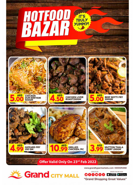 Hot Food Bazar - Grand City Mall